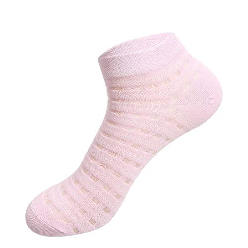 ZHANGNUO Agujero Transpirable De Algodón para Mujer Tubo Delgado Delgado De Verano De Corte Bajo Hueco Una Talla/Azul Aguamarina para Mujer