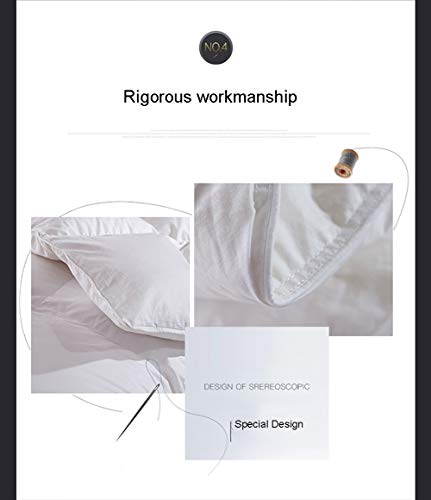ZHANGYANTY Edredón/edredón, Lavanda perfumada Ganso edredón, 100% algodón Anti ácaros del Polvo y Abajo Tela Prueba - Anti alérgeno Lavable Adecuado for Invierno en el hogar del edredón
