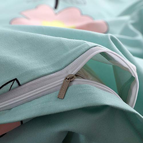 ZHAOCAI Espesar la Planta de Cama de Cachemir Lijado sábanas de Cuatro Piezas edredón de Estudiantes Dormitorio Conjunto de Tres Piezas Burberry 1.2m