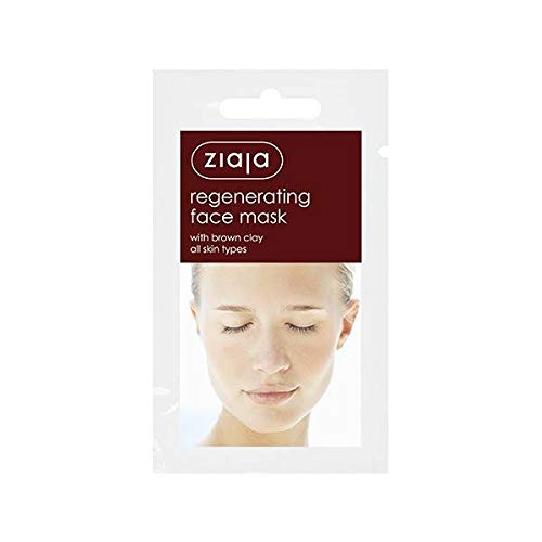 Ziaja Mascarilla Facial Regeneradora Con Arcilla Marrón (Pack 20 Uds.) 140 ml