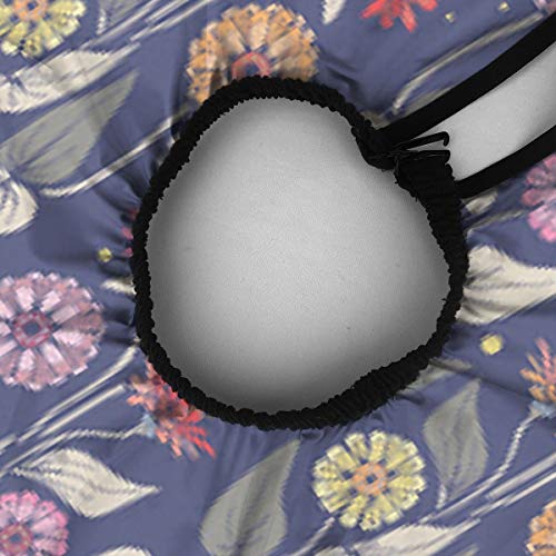 Zinnias - Delantal para peluquería con cierre a presión para cortar el cabello, peinar y champú de 55 x 167 cm