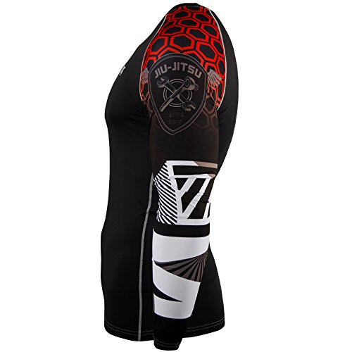 Zipravs BJJ compresión apretada camisa manga larga corriendo Baselayer para hombres