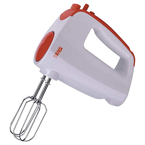 Zjcpow Batidora Manual eléctrica for Ajustable batidora de Mano Bata Hornear 6 Ajustes de Velocidad Batidora Turbo Jam buttonfor Cocina la Torta de Huevo revuelven el Crema de Alimentos xuwuhz