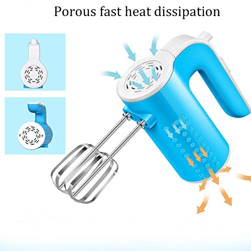 Zjcpow Mano del Mezclador eléctrico de 2020 Versión Duradero, 3 Velocidad Potente Mezclador de Mano for batir + Mezcla Las Galletas, Brownies, Pasteles, Pasta, bateadores, merengues Más xuwuhz