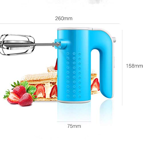 Zjcpow Mano del Mezclador eléctrico de 2020 Versión Duradero, 3 Velocidad Potente Mezclador de Mano for batir + Mezcla Las Galletas, Brownies, Pasteles, Pasta, bateadores, merengues Más xuwuhz
