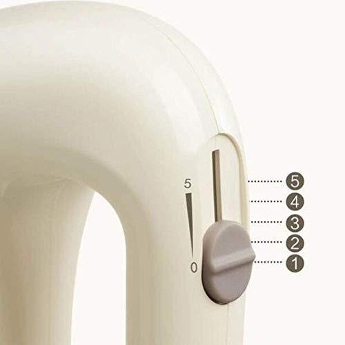 Zjcpow Mezclador de Mano eléctrico, Dispositivo de Litio de 1500 mAh de la batería 5 Control de Velocidad portátil Huevo batidor de Cocina Capaz de Hornear el Pastel xuwuhz