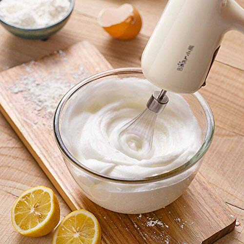 Zjcpow Mezclador de Mano eléctrico, Dispositivo de Litio de 1500 mAh de la batería 5 Control de Velocidad portátil Huevo batidor de Cocina Capaz de Hornear el Pastel xuwuhz