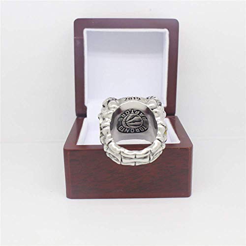 ZJL Europa Y América Anillo Masculino, 2019 Toronto Raptors Europa Y América Campeonato Mundial de la Nba Replica Ring Size 9-13 para Boyfriend Jewelry Gift, 12