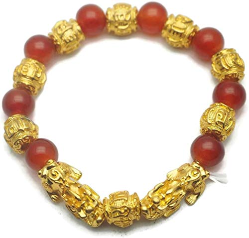 ZKZKK Pulsera Riqueza, Riqueza Pulsera, Pi Xiu Pi Yao Pulsera Porsperity atraer la Riqueza y Buena Suerte Puede traer Suerte y Prosperidad (Color : D)