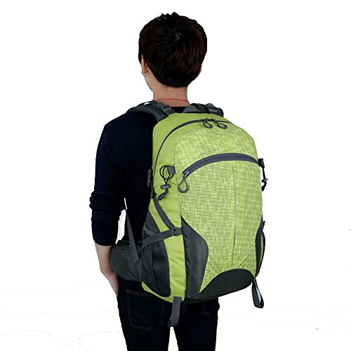 Zmsdt Bolso De Alpinismo Al Aire Libre Impermeable Y Usable Hombres Y Mujeres De Gran Capacidad De Ocio Deportes Senderismo Mochila De Viaje (Color : Orange)