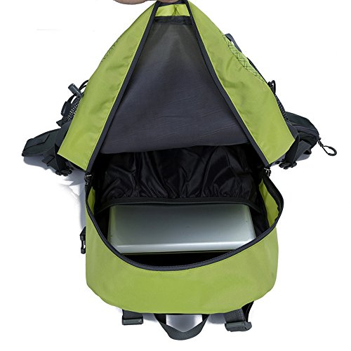 Zmsdt Bolso De Alpinismo Al Aire Libre Impermeable Y Usable Hombres Y Mujeres De Gran Capacidad De Ocio Deportes Senderismo Mochila De Viaje (Color : Orange)