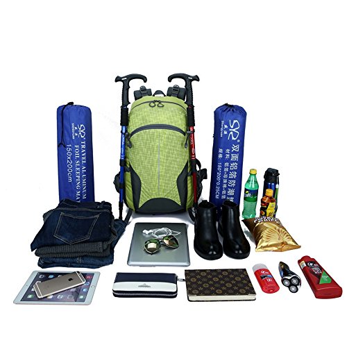 Zmsdt Bolso De Alpinismo Al Aire Libre Impermeable Y Usable Hombres Y Mujeres De Gran Capacidad De Ocio Deportes Senderismo Mochila De Viaje (Color : Orange)