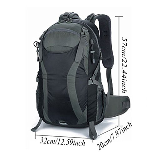 Zmsdt Mochila De Alpinismo Mochila Al Aire Libre Mochila 40L Mochila De Viaje Hombres Y Mujeres (Color : Orange)