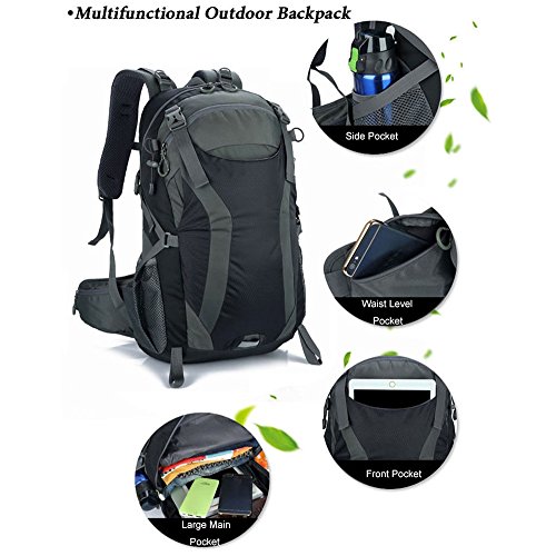 Zmsdt Mochila De Alpinismo Mochila Al Aire Libre Mochila 40L Mochila De Viaje Hombres Y Mujeres (Color : Orange)