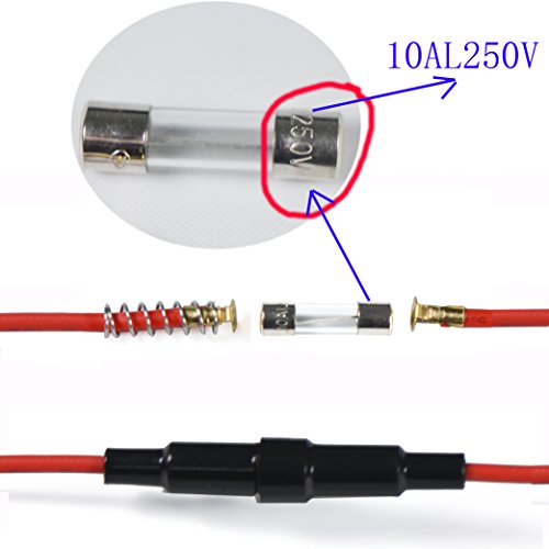 Zócalo del encendedor de cigarrillos, Enisina Waterproof Marine Grade 12V / 24V DC enchufe del encendedor de cigarrillos Outlet para Boat Motorbike Car, con cable de conexión de 0.6 m