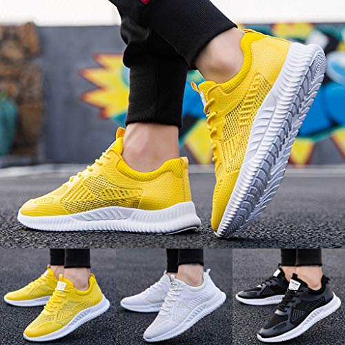 ZODOF Zapatillas Calzado Deportivo Hombre Tejido Respirable Zapatillas Moda Ligero Zapatos Casuales Zapatos para Correr Running Shoes Zapatillas de Ciclismo de montaña