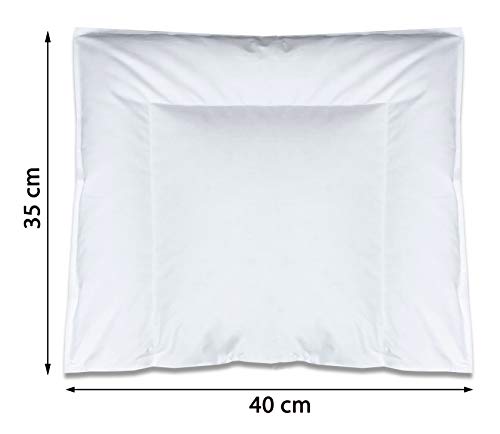 Zollner Almohada bebé para minicuna, de plumón y pluma, 35x40 cm, en otra medida