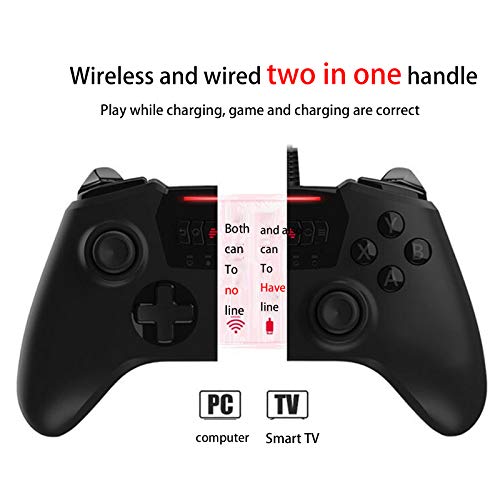 ZTLY Controlador Controlador inalámbrico de Juegos Joystick para PC sin Hilos del Juego 2.4G para PS3 para los teléfonos Android Tablets TV Box vibración Dual Plug and Play