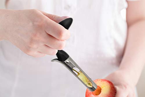 Zulay Kitchen Prima de Apple Corer - fácil de Usar y Durable de Apple Corer removedor de Peras, Bell Peppers, Fuji, honeycrisp, Gala y Pink Lady Manzanas - Acero Inoxidable Mejores Gadgets de Cocina