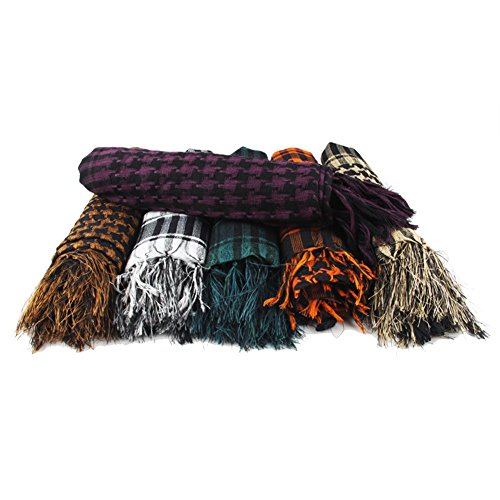 ZUMUii Algod¨®n Butterme Shemagh Ej¨¦rcito kufiya de Cuello Unisex chalina SAS Militar t¨¢ctica del Desierto Protectora miocarditis Patern chalinas Abrigo Principal Blanco Blanco