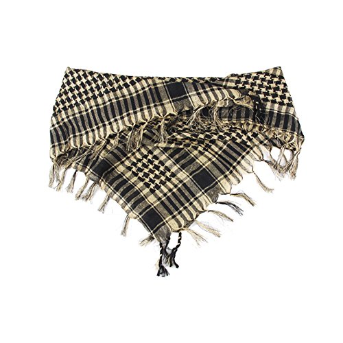 ZUMUii Algod¨®n Butterme Shemagh Ej¨¦rcito kufiya de Cuello Unisex chalina SAS Militar t¨¢ctica del Desierto Protectora miocarditis Patern chalinas Abrigo Principal Canela