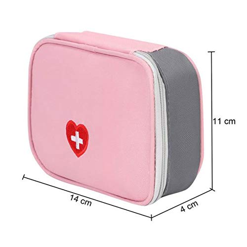 Zuzer Botiquín de Primeros Auxilios, 2PCS Bolsa Médica Vacio Bolso de Primeros Auxilios Bolsa de Medicinas para Coche Camping Viajes