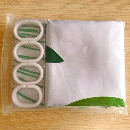 zxcyl Cortina de Ducha de flamencos de Animales Imágenes nórdicas en el baño Cortinas de Ducha Impermeables de poliéster 180 * 200 CM