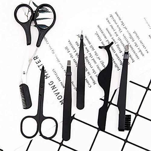 ZXF 6PCS Multi-Uso de la ceja del Kit multifuncionales portátiles de Cejas Kit de Recorte de la ceja Care Kit for Las Mujeres de los Hombres Herramientas Maquillaje