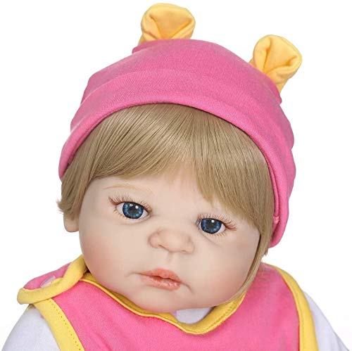 ZXYMUU 22 'Los Niños Nacidos De Nuevo Renacer Llena De Vinilo Bebe Juguete Plamates Muñeca De Silicona Pequeño Niños Y Bonecas