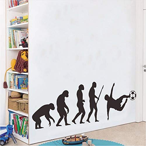 Zyunran Darwin evolution PVC pegatinas de pared sala de estar dormitorio de los niños estudio casa DIY decorativo desmontable impermeable pegatinas de pared 30 * 90 cm