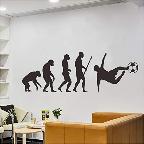 Zyunran Darwin evolution PVC pegatinas de pared sala de estar dormitorio de los niños estudio casa DIY decorativo desmontable impermeable pegatinas de pared 30 * 90 cm