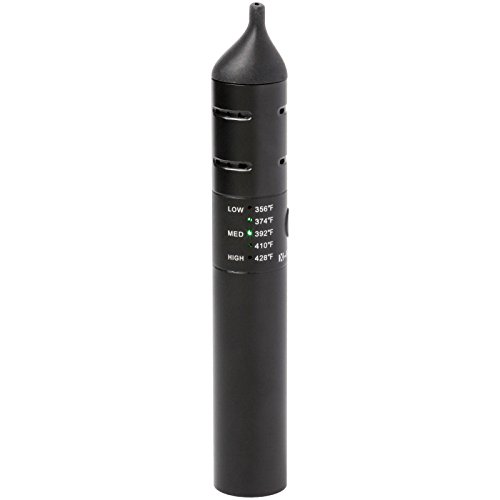- Vaporizador X de Max V2 Pro - superventas vaporizador nº 1 Antes bajo el nombre (Storm) - 2200 mA/h batería de ión litio - Forma del lápiz - Acero de aluminio - adecuado para limpia a vapor de hierbas, aceite y cera
