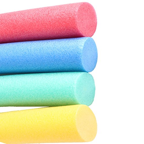 1 churro flotador de espuma de natación/piscina, para adultos y niños, núcleo sólido, color al azar