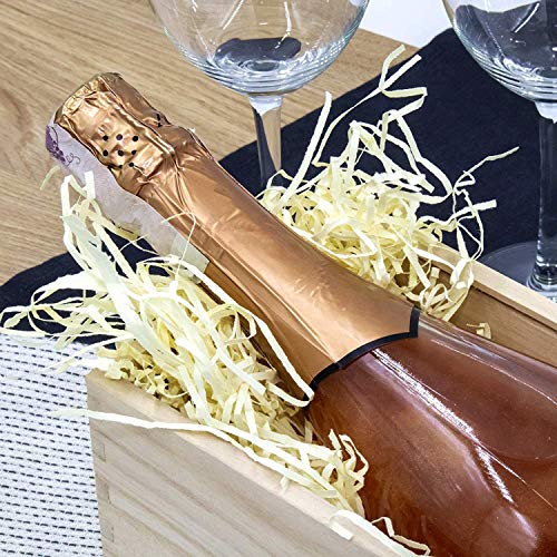 1 kg de papel de seda kraft triturado cremoso grande para rellenar cestas de regalo de Navidad de Pascua amarillo