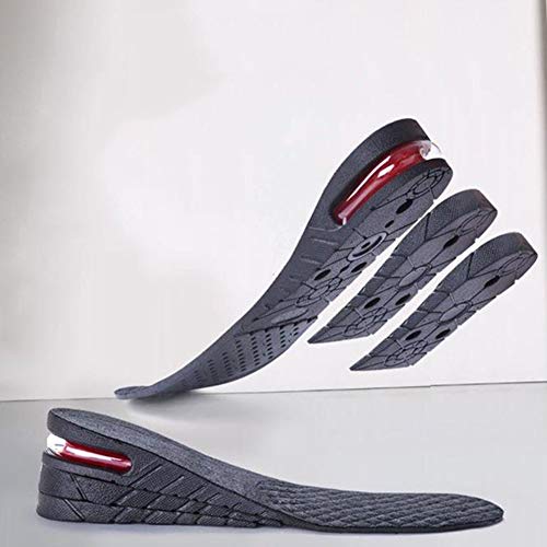 1 Par 1-Capa Unisex Aumento De La Altura De La Plantilla del Zapato del Tacón Ortesis Kit Estiramiento con Cojín De Aire Ascensor Plantilla del Zapato Levanta Kits De Insertos para Hombres Mujeres