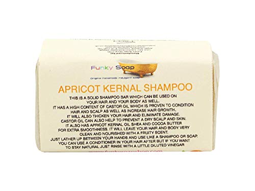1 ud. ACEITE DE ALBARICOQUE Champú sólido de cabello y cuerpo 100% Natural Artesanal aprox.65g