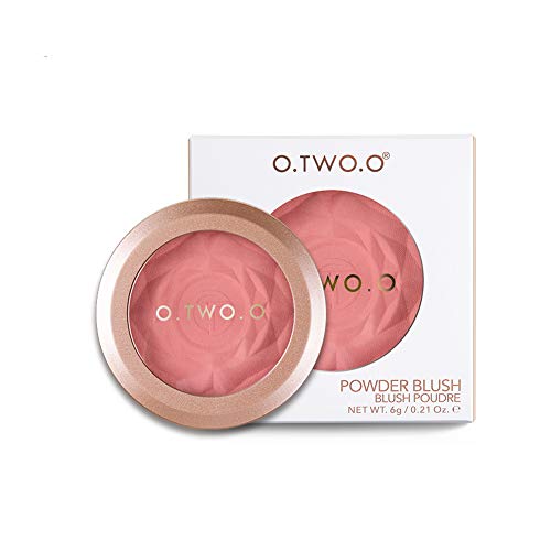 1 UNID Polvo de rubor altamente pigmentado Saludable Colorete Master Heat Polvo para mejillas Colorete Lasting Finish Blush Mineral Profesional Para Todo Tipo de Piel (06Shimmer)