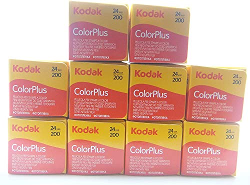 10 carretes Kodak Color Plus, 35 mm 200/24, lote de 10 unidades. Película, carrete, fotografía