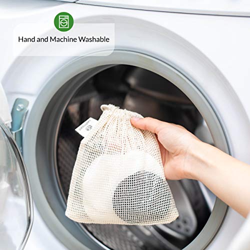 10 Discos Desmaquillantes Reutilizables | Almohadillas Ecológicas No Desechables | Almohadillas De Bambú Orgánico Natural De Doble Capa Con Bolsa De Lavandería | Ultra Suave Para Todo Tipo De Piel