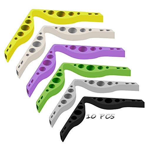 10 piezas almohadillas silicona antivaho puente nasal, puente nasal antivaho que ayuda a respirar sin problemas, accesorio de cubierta facial evitar gafas empañen (10pcs)