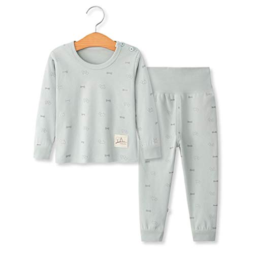 100% algodón Baby Boys Pijamas Set Ropa de Dormir de Manga Larga (6M-5 Años) (Tag50 (6-12 Meses), Patrón 9(Cintura Alta))