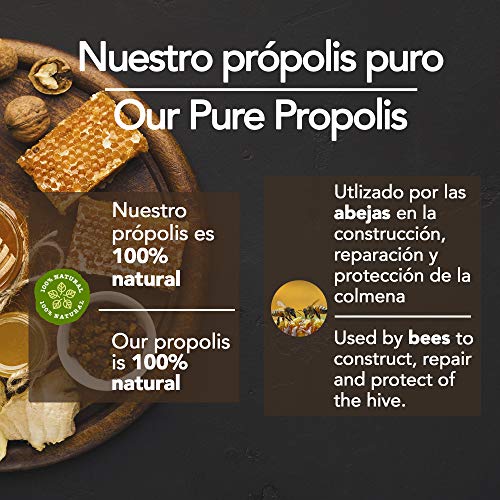 100 gramos - Propoleo puro 100% natural. Propolis no procesado ni calentado directo del apicultor. El mejor antibiótico natural.
