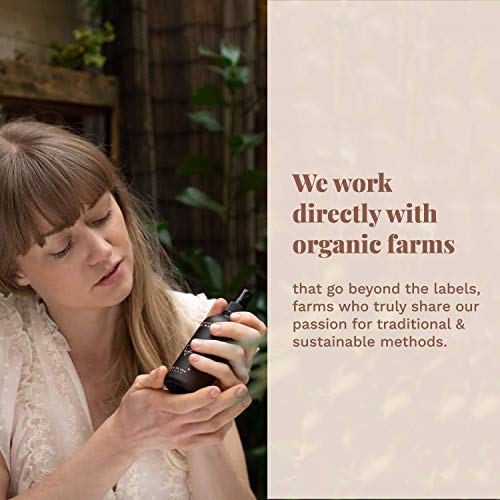 100% puro orgánico aceite de ricino. hexano libre, prensado en frío, no OMG para el cabello, pestañas y cejas crecimiento. Reparación pelo, hidrata la piel y labios. 3,4 oz – por tierra a usted