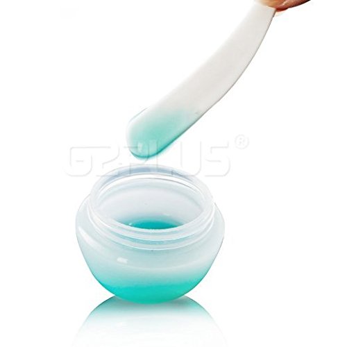 100pcs Mini Espátula,maquillaje espátula, para productos cosméticos Máscara Espátula,Perfectos para le varie cremas,crema hidratante, lápiz labial, (56 mm * 13 mm)