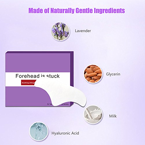 10PCS/Box Líneas de frente Reparación de adhesivo Removedor de arrugas de piel para eliminación de arrugas de frente