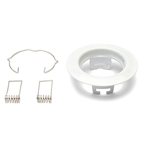 12 Marcos de montaje foco empotrable SD-863 Blanco con portalamparas GU10