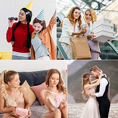 12 Pcs Clip de pelo perlas, Winpok Moda Clips de Pelo, Perlas Clips de Pelo Decorativos, para el Cabello Pasadores de Pelo para Mujer y Niña