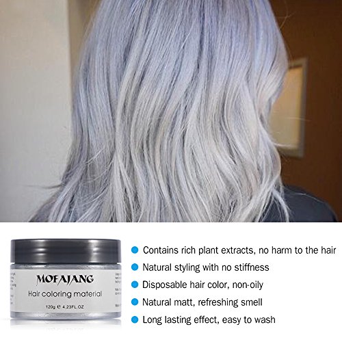 120 ML Cera temporal para colorear, Crema Para Colorante Pelo Temporal duradera, profesional, cera - Color del cabello Crema Para Colorante Pelo para fiesta, cosplay (02#)