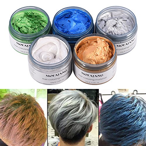 120 ML Cera temporal para colorear, Crema Para Colorante Pelo Temporal duradera, profesional, cera - Color del cabello Crema Para Colorante Pelo para fiesta, cosplay (02#)