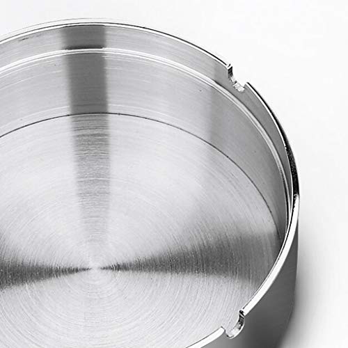 12LYN Bandeja Decorativa Portátil Fácil de Limpiar Personalidad Creativa Cenicero Decorativo Decoración del hogar Adornos Tendencia Bandeja de Cigarrillo electrónico (Color : Gray, Size : Large)